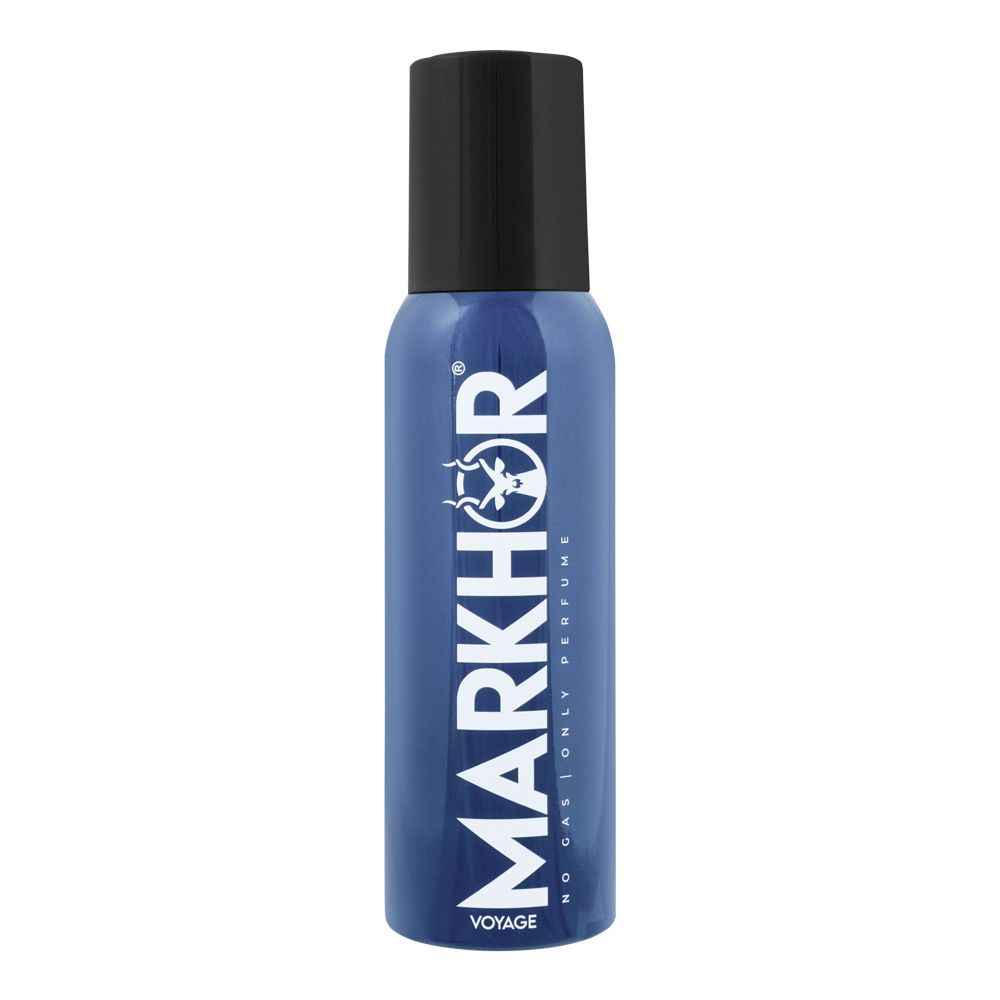 Markhor Voyage No Gas Men Body Spray – 120ml | Long-Lasting Fragrance