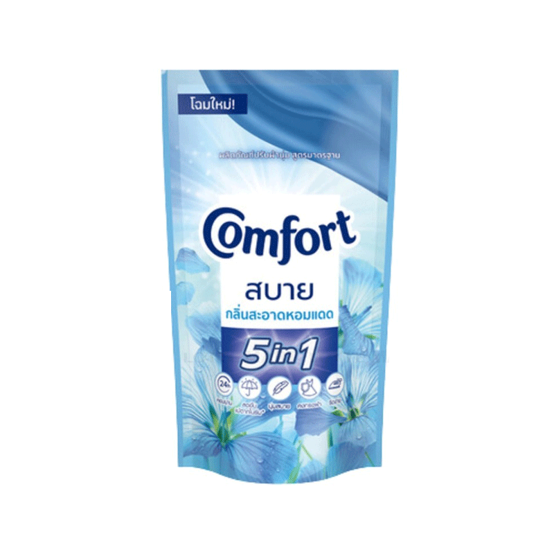 Comfort Fabric Softener 5-in-1 Sunny Scent 500ml Pouch – Imported from Thailand