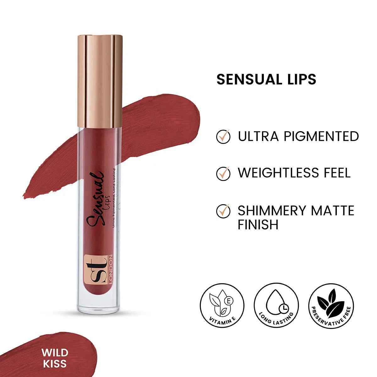 ST London - Sensual Lips | Smooth & Long-Lasting Lip Color