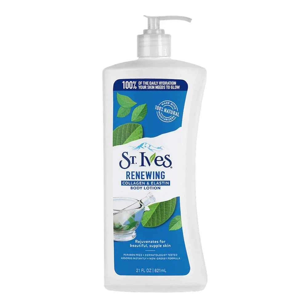 St. Ives Renewing Hand & Body Lotion Collagen Elastin 621ml โ Deep Moisturizing & Skin Firming Lotion | By St. Ives | ๐ Made in Europe