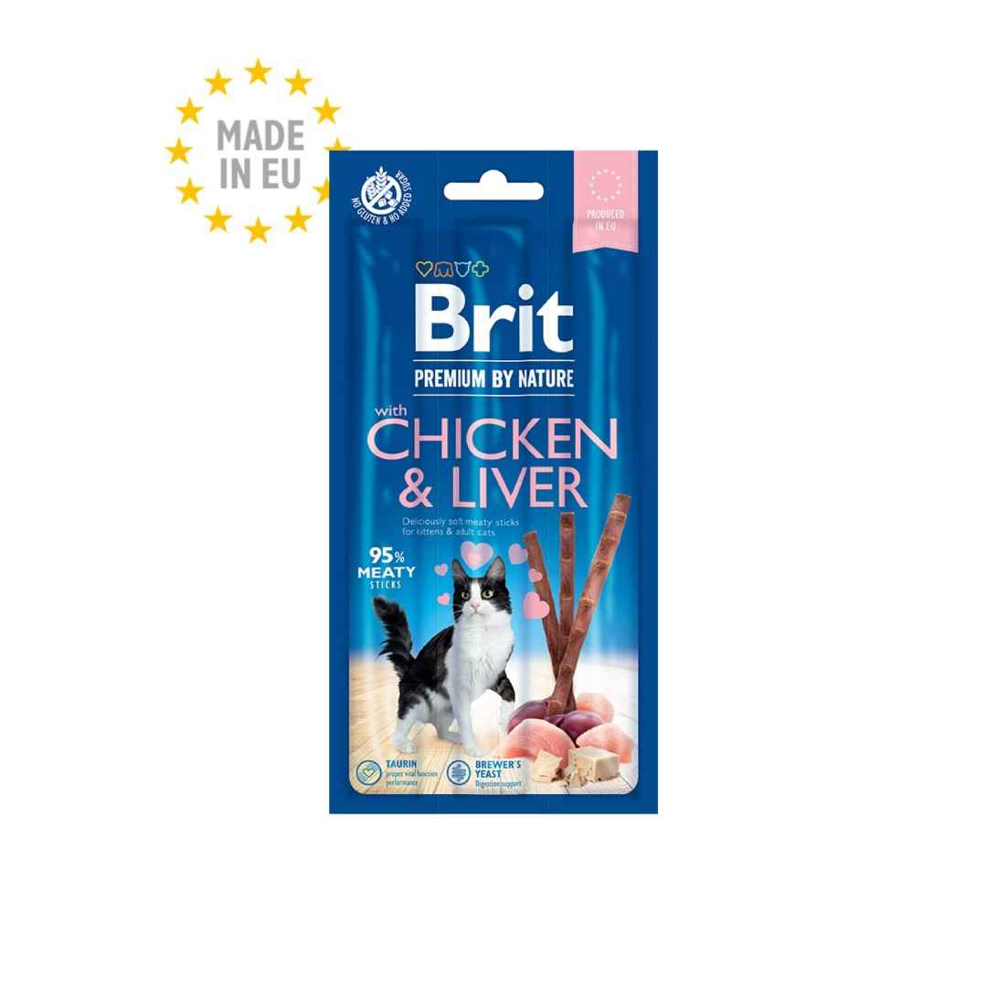 Brit Premium by Nature - with Chicken & Liver - 3xSticks - 15g