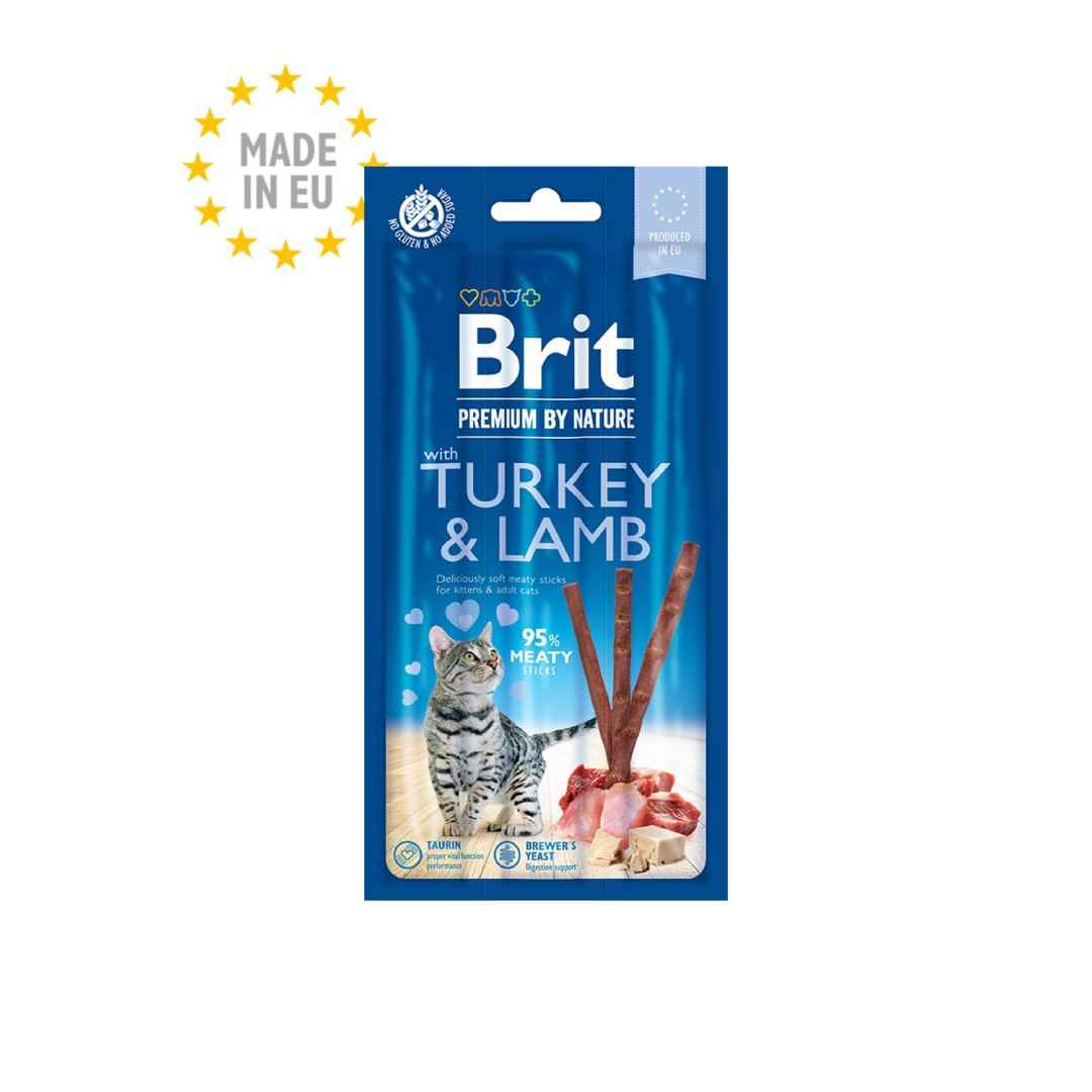 Brit Premium by Nature - with Turkey & Lamb - 3xSticks - 15g