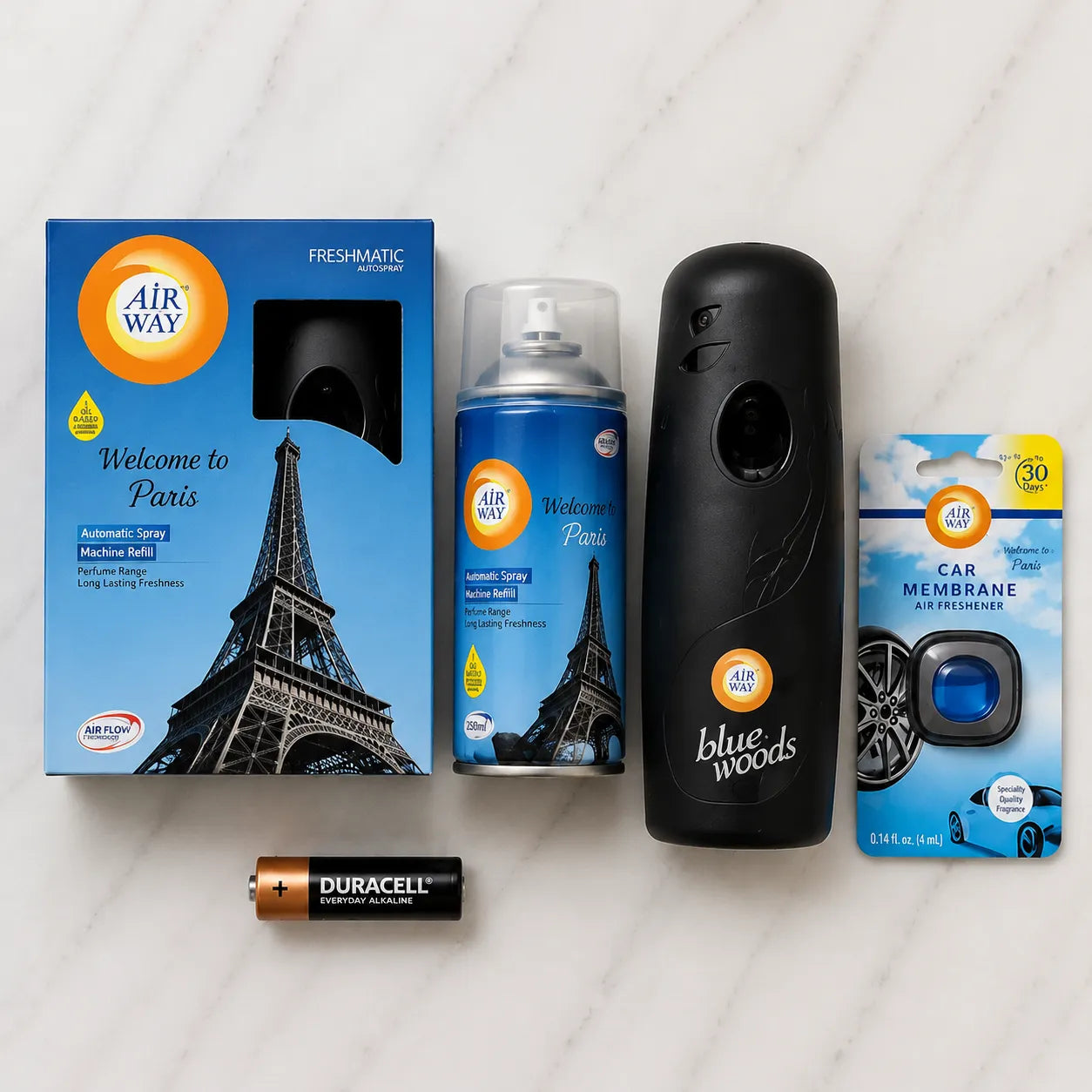 Airway Automatic Air Freshener Machine with Free Car Air Freshener & Refill β Welcome to Paris Fragrance