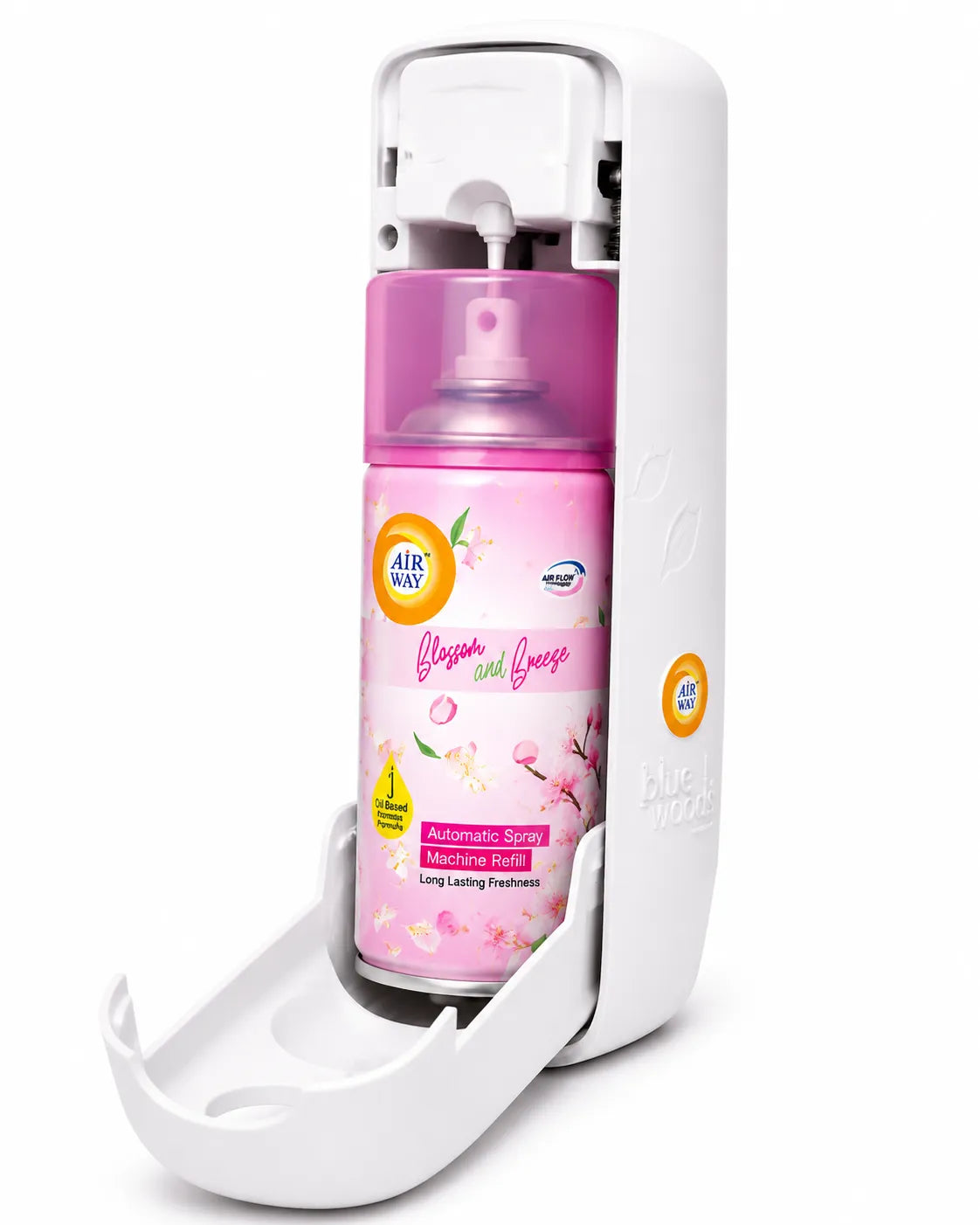 Airway Automatic Air Freshener Machine with Free Car Air Freshener & Refill β Blossom & Breeze