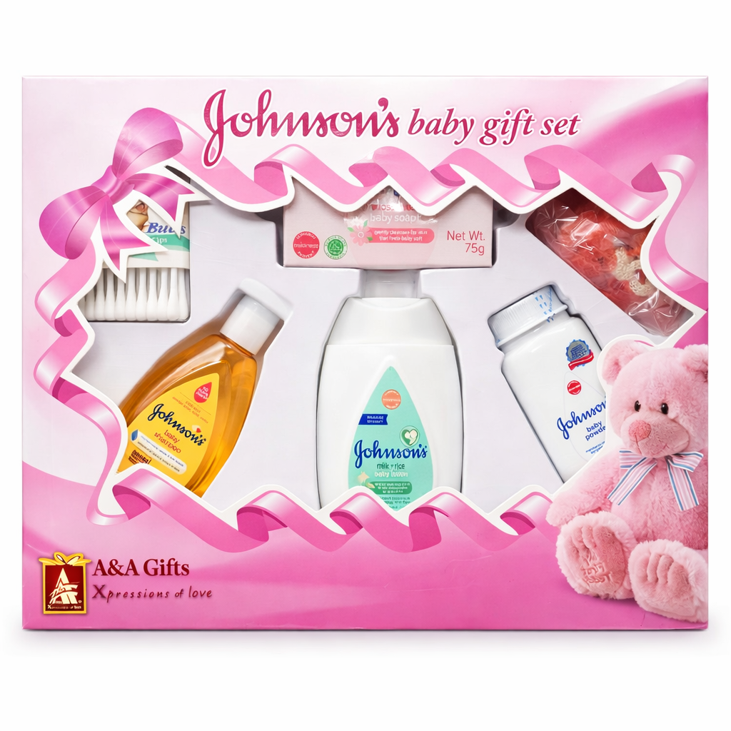 Johnson’s Baby Gift Set – Complete Newborn Care Kit| Premium Baby Essentials