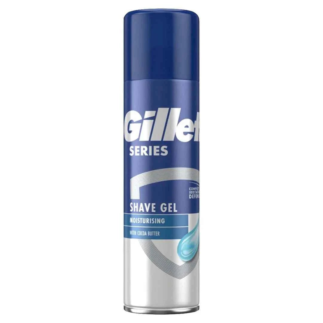 Gillette Series Moisturizing Shave Gel – Cocoa Butter 200ml (Made in Europe) |