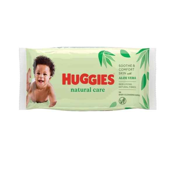 Huggies- Baby Wipes- Natural Care- 56’s