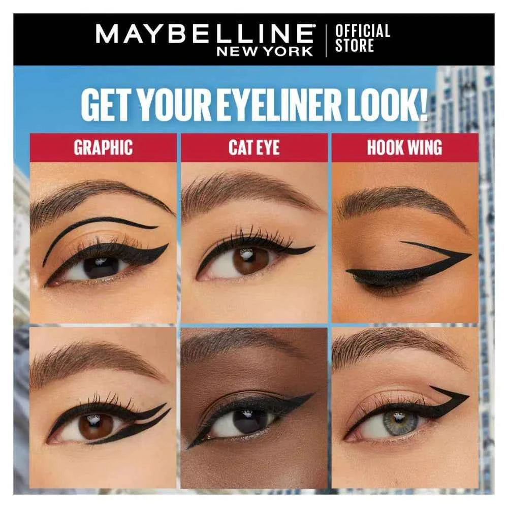 Maybelline Tattoo Liner 48H Liquid Pen | Long-Lasting Waterproof Eyeliner