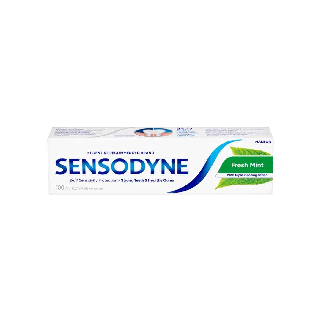 Sensodyne Fresh Mint Toothpaste ā 100g | Long-Lasting Sensitivity Relief & Fresh Breath