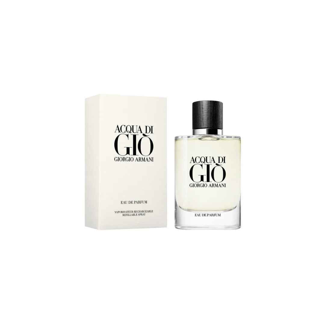 Giorgio Armani Acqua di Giò Eau de Parfum 125 ml – Fresh Woody-Aromatic Refillable Cologne for Men