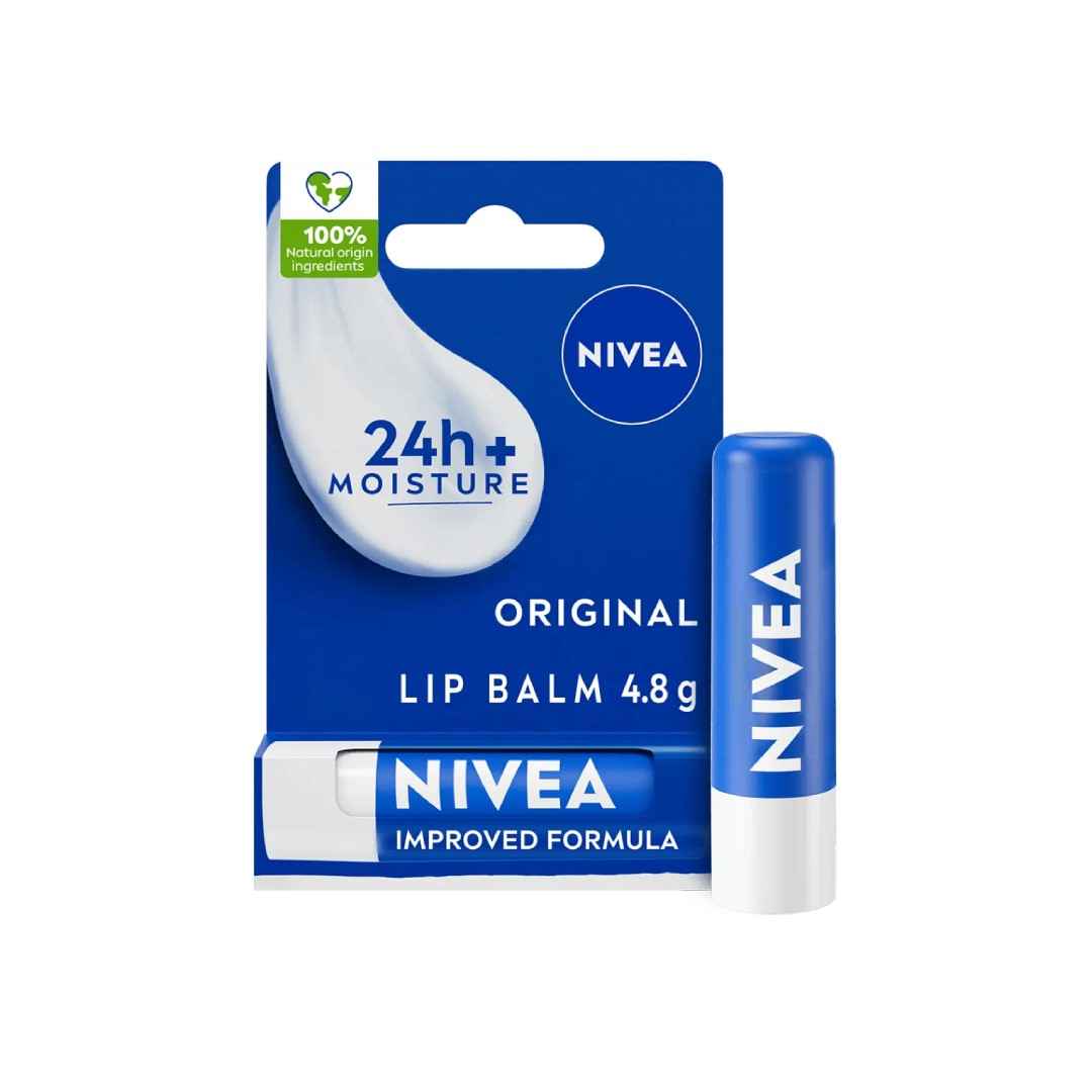 NIVEA Original Care Lip Balm – Deep Moisture & UV Protection | 4.8g