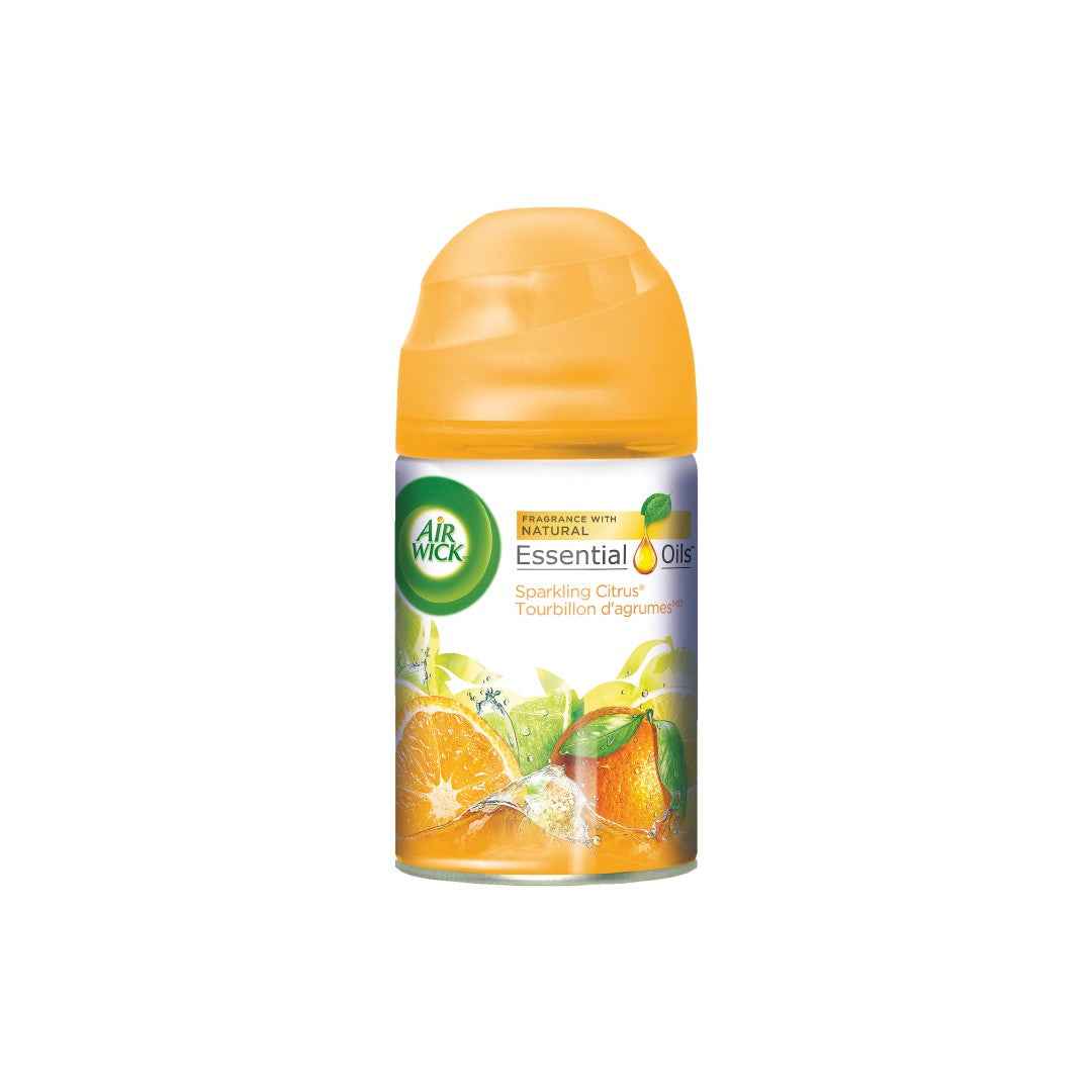 Air Wick Freshmatic Auto Spray Refill β Sparkling Citrus | Automatic Air Freshener Spray 250ml | Uplifting Citrus Burst for Home & Office