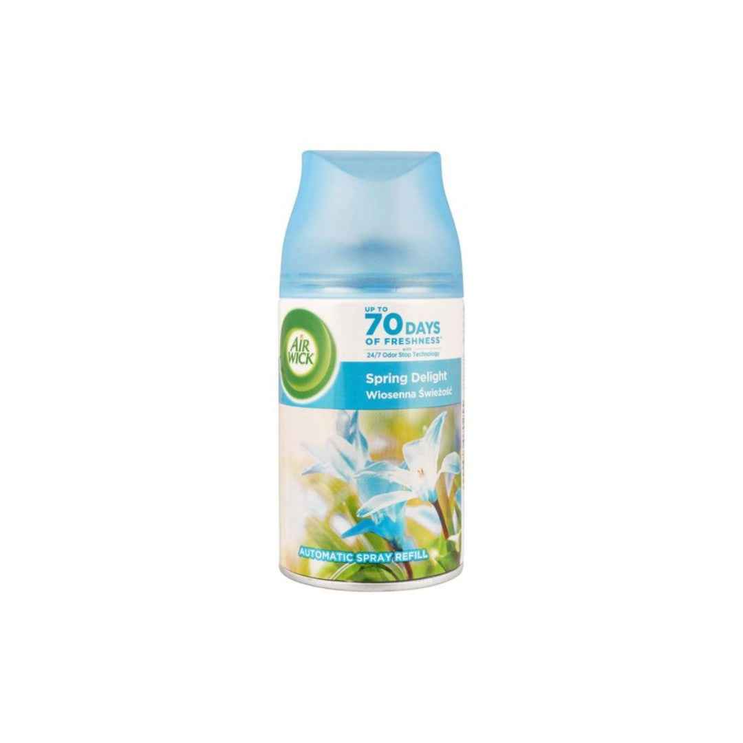 Air Wick Freshmatic Refill โ Spring Delight | 250ml Automatic Air Freshener Spray | Seasonal Floral Aroma for Home & Office