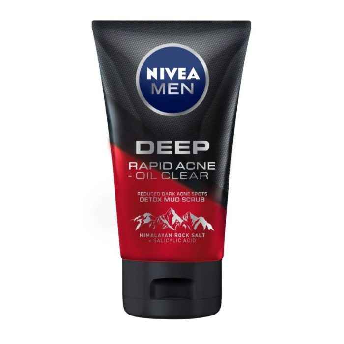 Nivea Men Deep Rapid Acne Oil Clear Face Wash 100g – Oil Control & Acne Solution