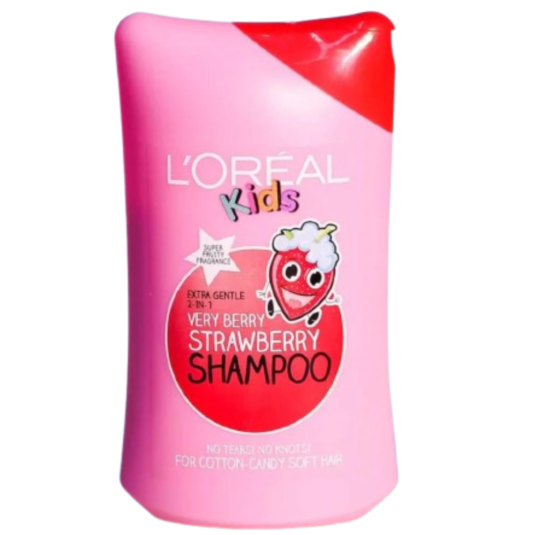 L’Oréal Kids Extra Gentle Shampoo – Strawberry 250ml (Made in Europe) | Tear-Free Formula