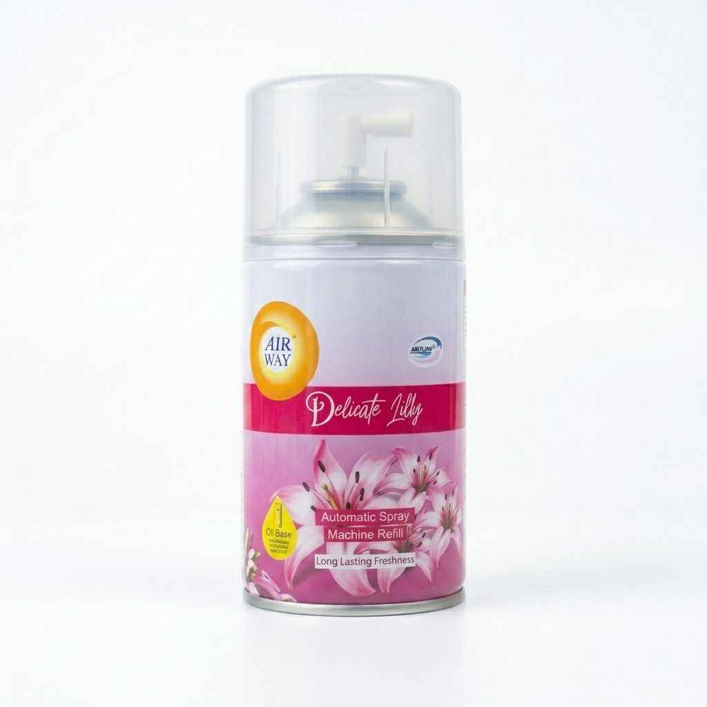 Air Way Delicate Lilly Air Freshener Refill 250ml | Long Lasting Room Fragrance