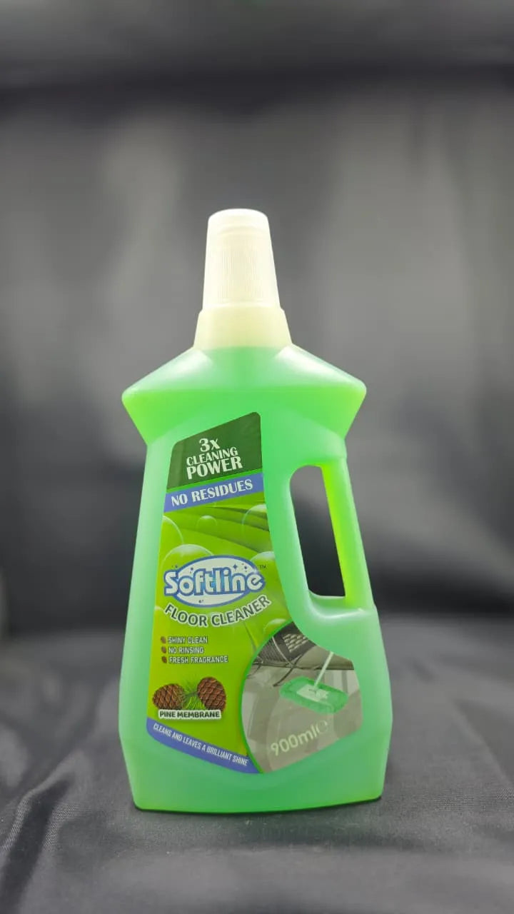Softline Floor Cleaner – Pine Membrane 900ml | 3x Cleaning Power, No Residues