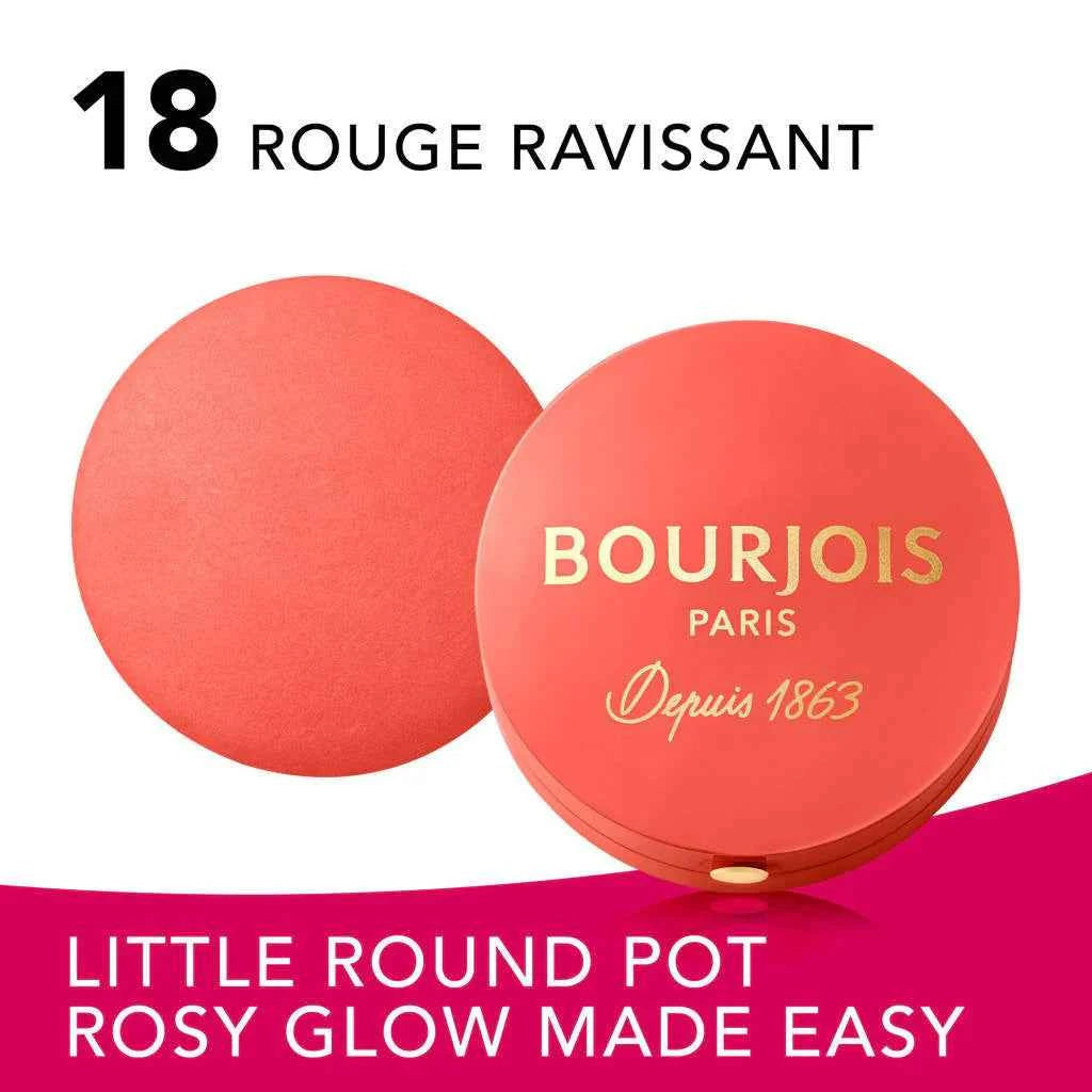 Bourjois Little Round Pot Blush – 18 Rouge Ravissant | Natural Radiant Blush