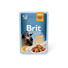 Brit Premium Cat Pouch – Tuna in Gravy for Adult Cats (85g) | Made In Czech Republic