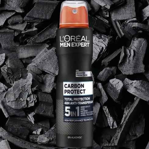 L’Oreal Men Expert Carbon Protect Body Spray 250ml – Made in Europe