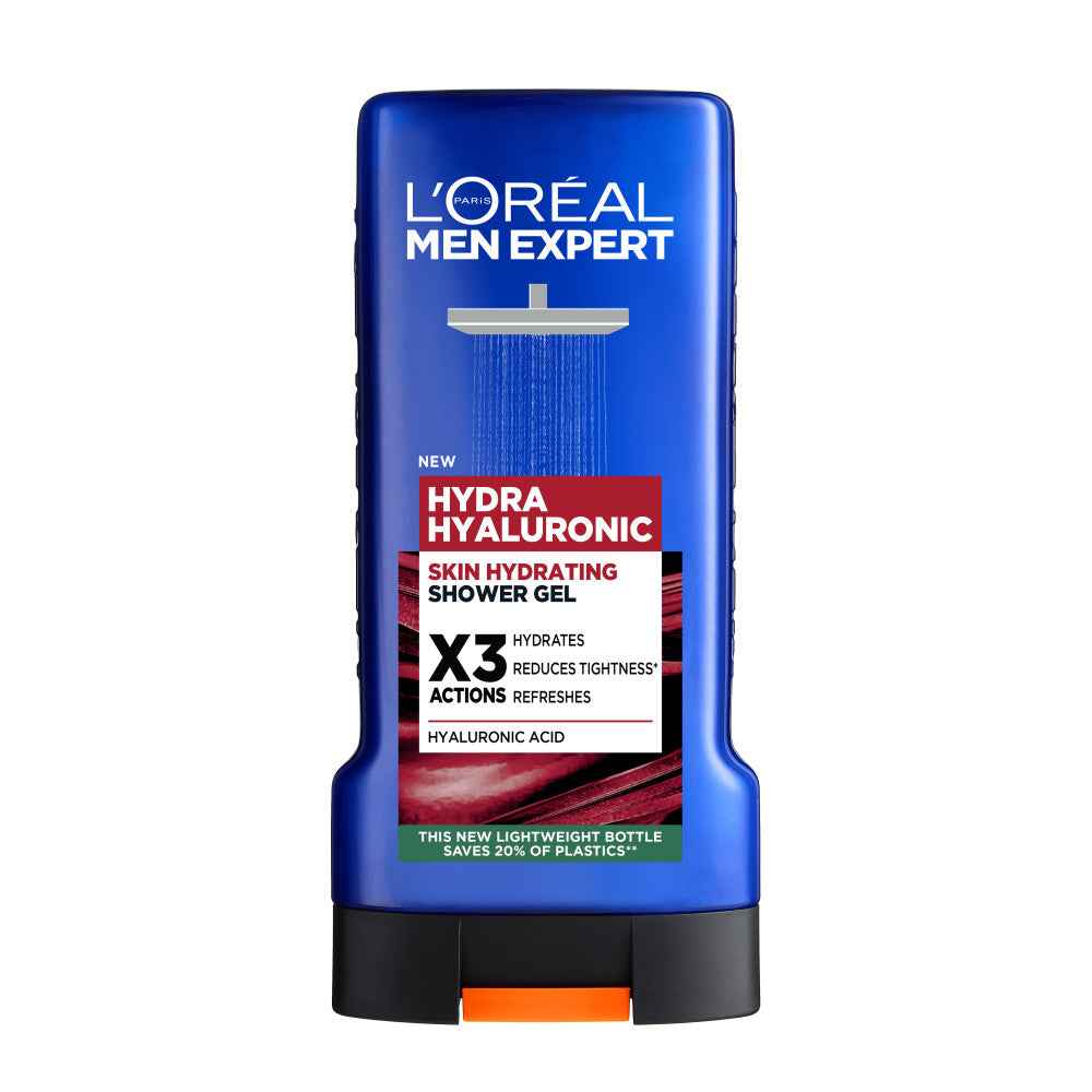 L’Oréal Men Expert Hydra Hyaluronic Shower Gel – 300ml | Made in Europe