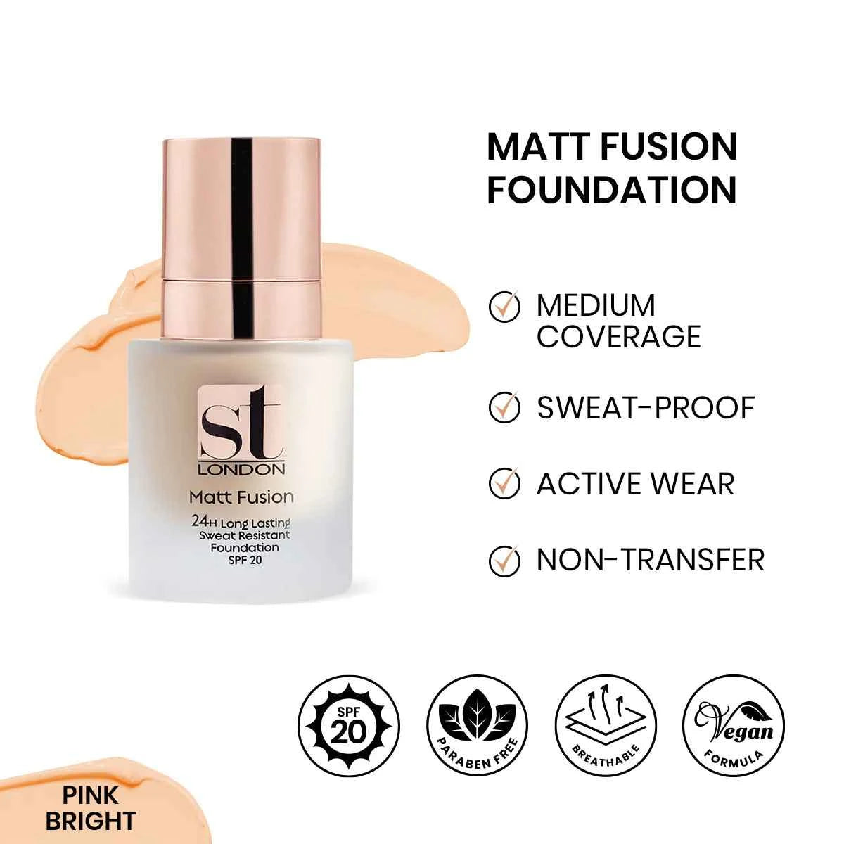 ST London - Matt Fusion Foundation | Long-Lasting Matte Finish