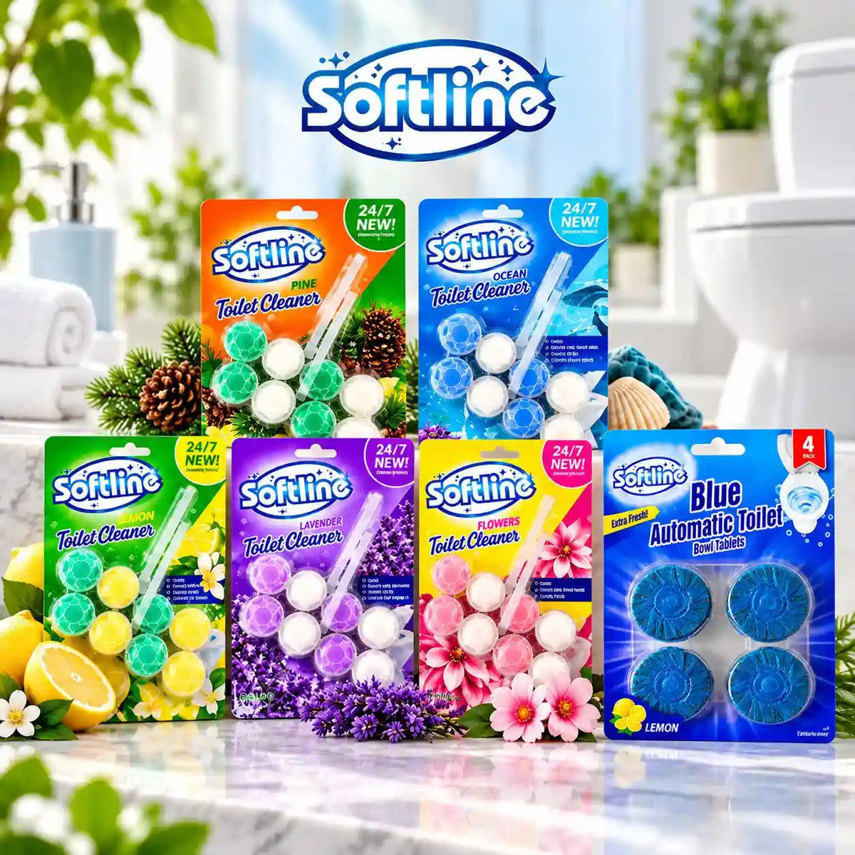 Softline toilet cleaners