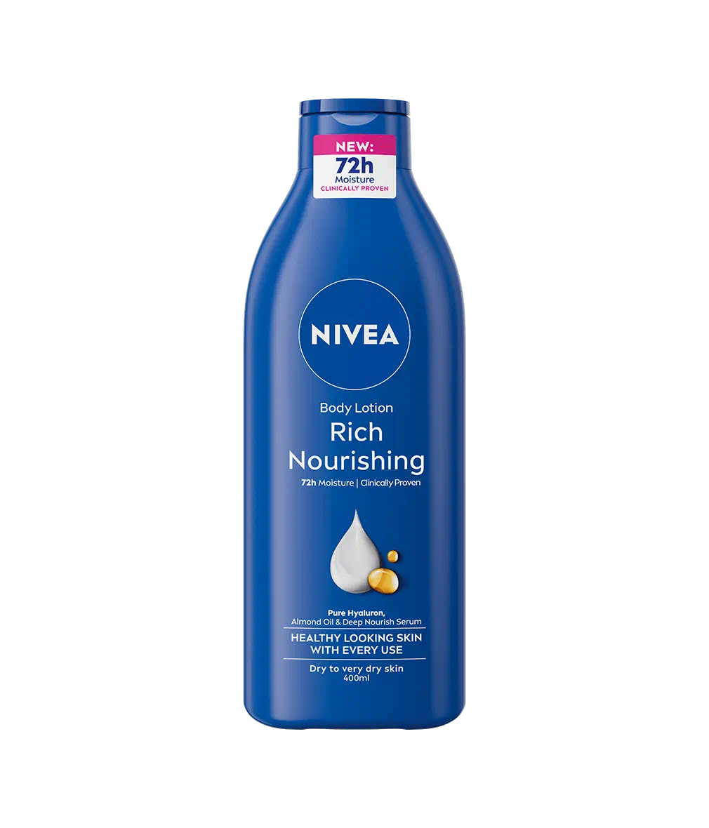 Nivea Body Lotion – Rich Nourishing 250ml (Made in Europe) | Deep Moisture & Soft Skin