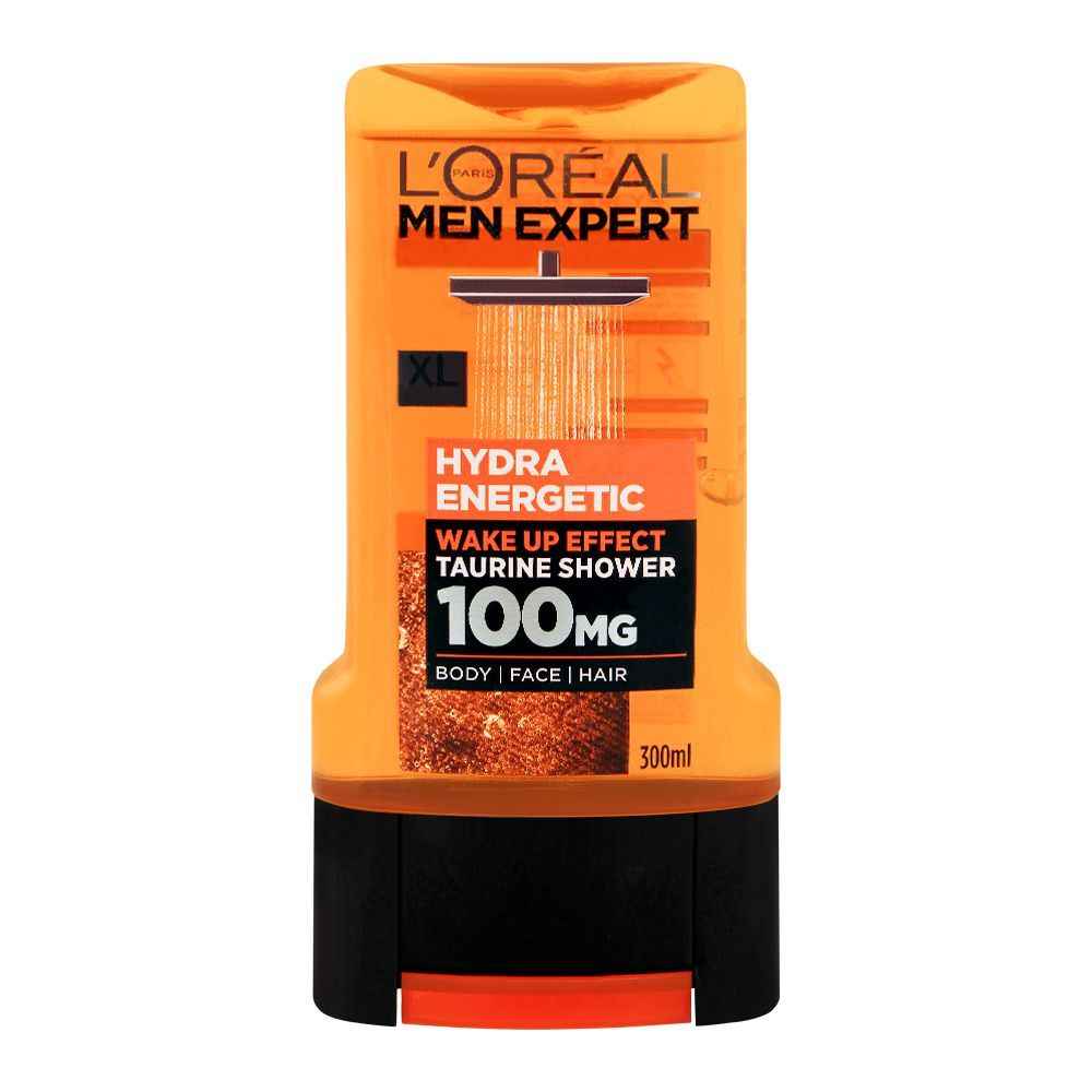 L’Oréal Men Expert Hydra Energetic Shower Gel 300ml – Anti-Fatigue Formula | Made in Europe