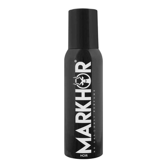 Markhor Noir No Gas Men Body Spray – 120ml | Long-Lasting Fragrance