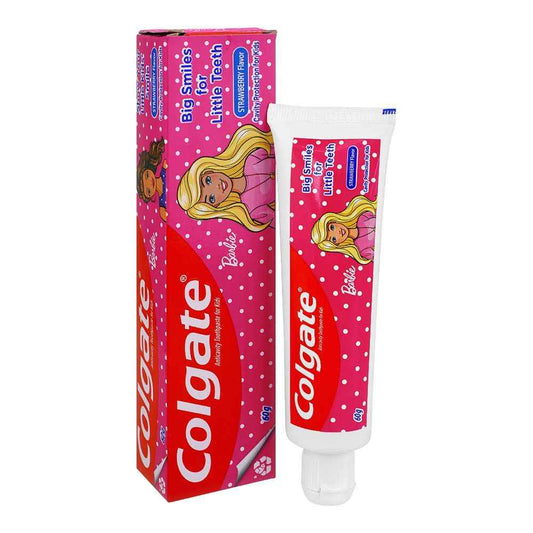 Colgate Barbie Strawberry Flavor Kids Toothpaste 60 g – Fun Cavity Protection & Gentle Cleaning
