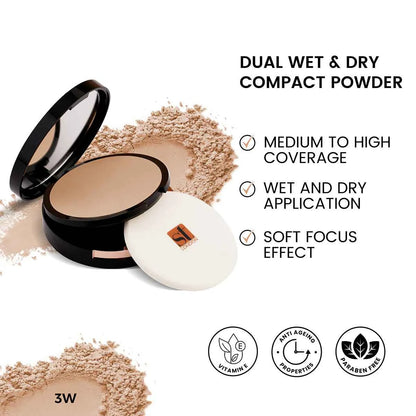 ST London - Dual Wet & Dry Compact Powder | Matte Finish & Buildable Coverage