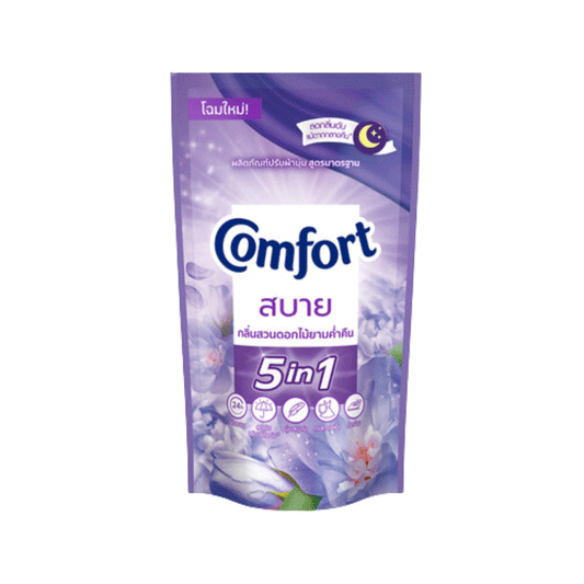 Comfort Fabric Softener 5-in-1 Flower Garden Scent 500ml Pouch – Imported from Thailand