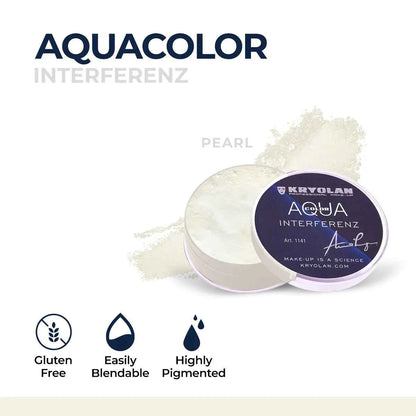 Kryolan Aquacolor Interferenz Face & Body Paint – Professional Water-Based Makeup