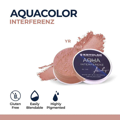 Kryolan Aquacolor Interferenz Face & Body Paint – Professional Water-Based Makeup