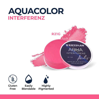 Kryolan Aquacolor Interferenz Face & Body Paint – Professional Water-Based Makeup