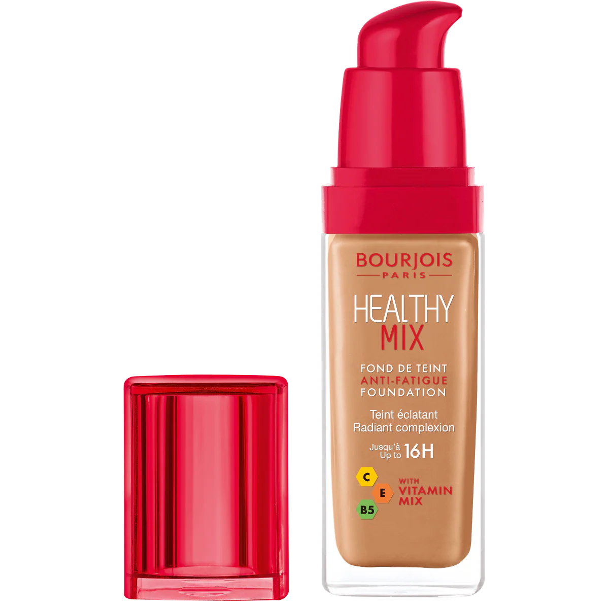 Bourjois Healthy Mix Anti-Fatigue Foundation – Hale Foncé | Radiant Long-Lasting Foundation