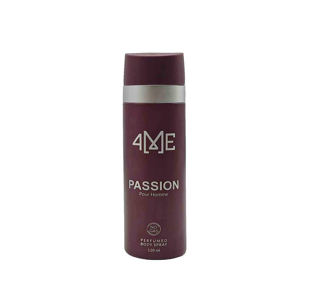 4ME Passion Pour Homme Body Spray – 120ml | Long-Lasting Fragrance for Men  Description: