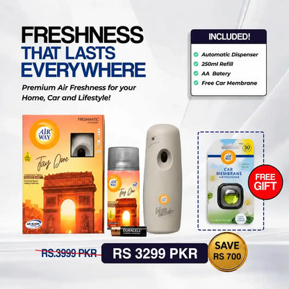 Airway Automatic Air Freshener Machine with Refill+Free Car Air Freshener – Jay Dore | Perfume Based Fragrance