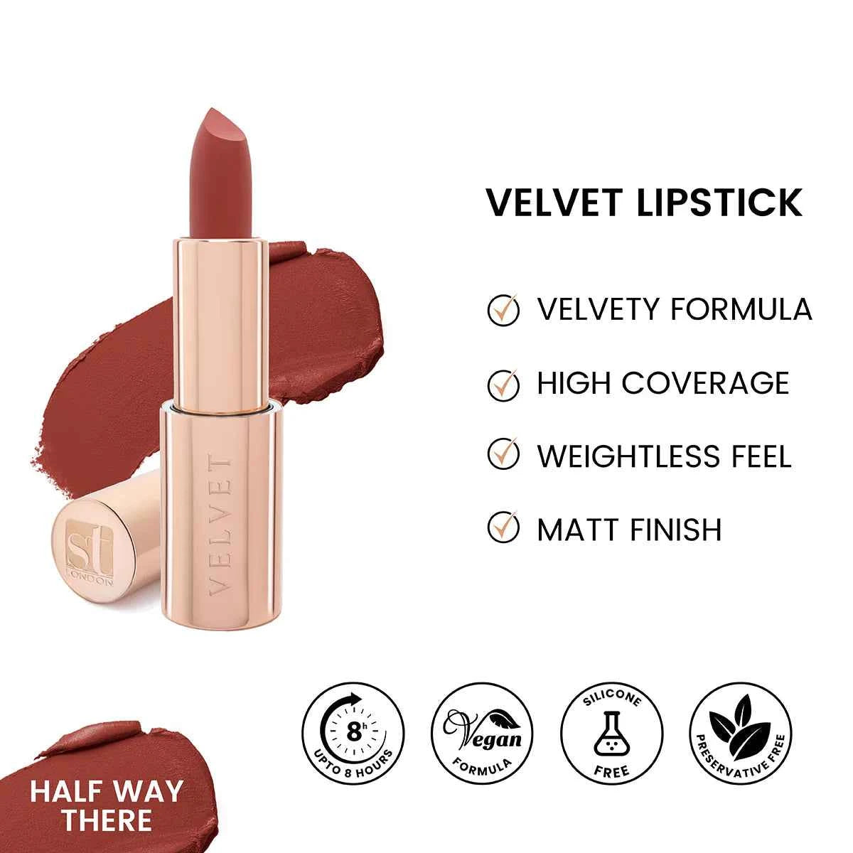 ST London - Velvet Ultra Matt Lipstick Half Way There