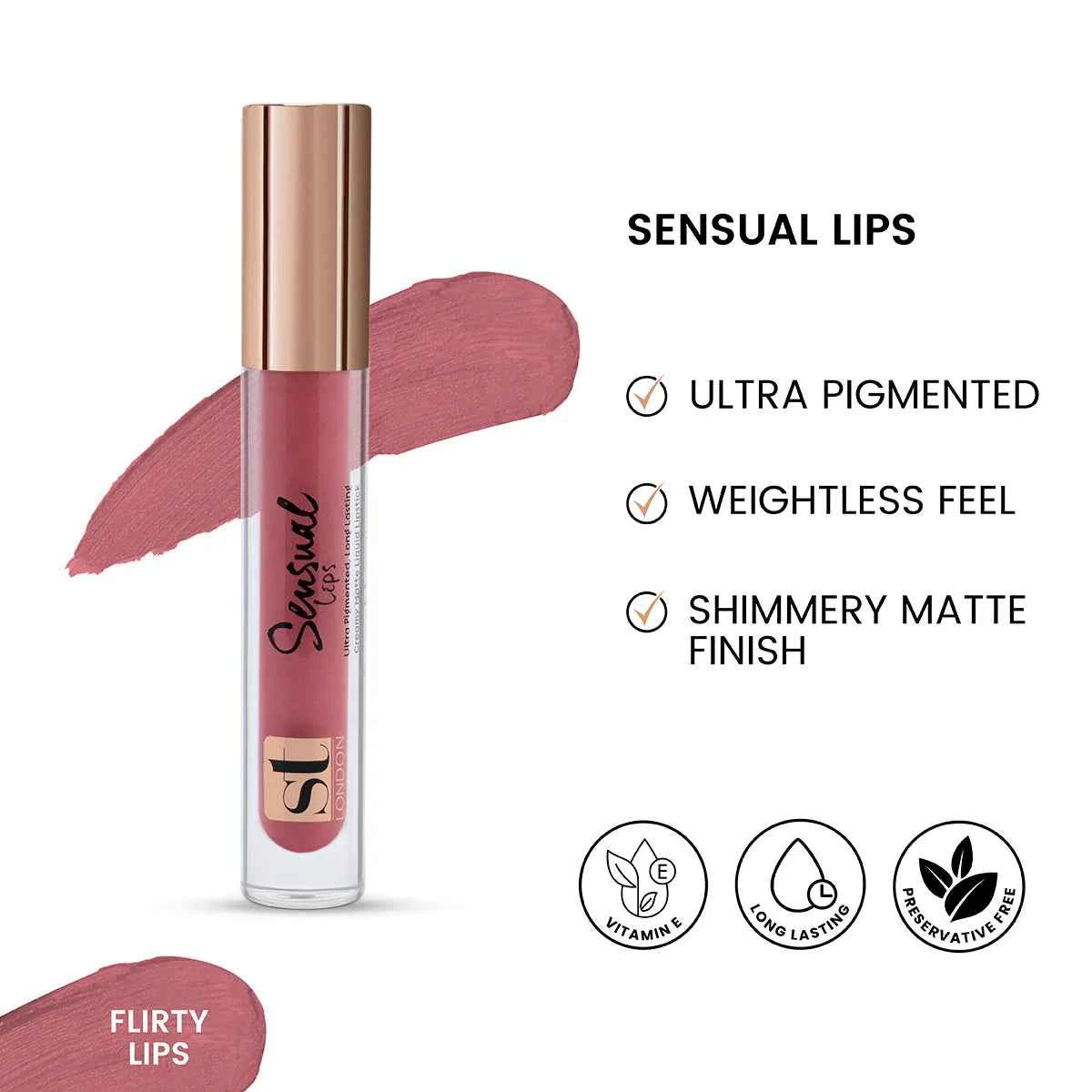 ST London - Sensual Lips | Smooth & Long-Lasting Lip Color