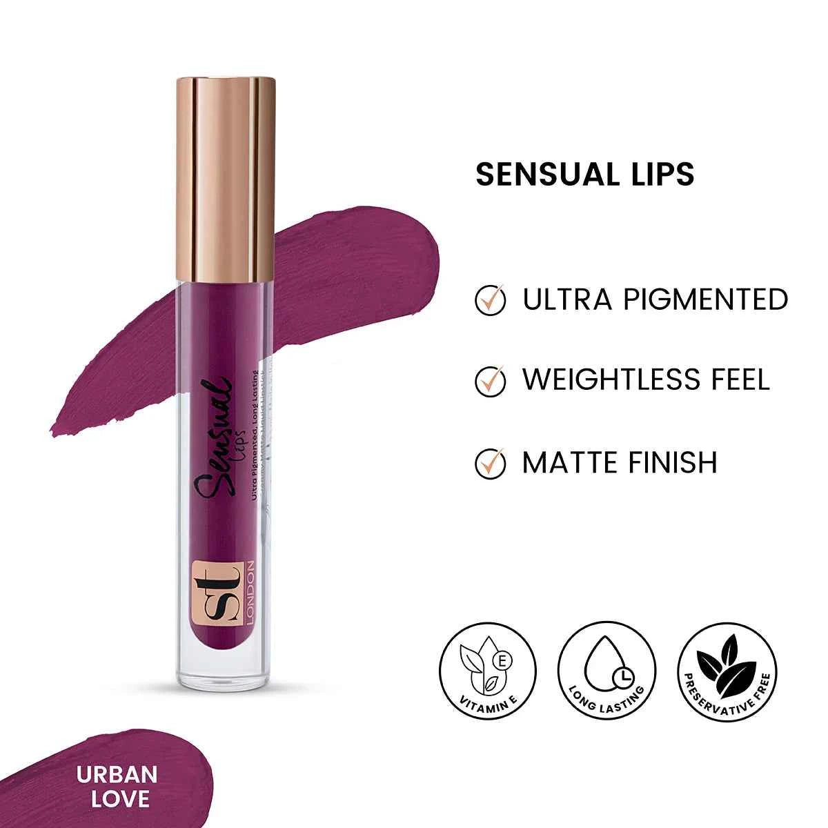 ST London - Sensual Lips | Smooth & Long-Lasting Lip Color