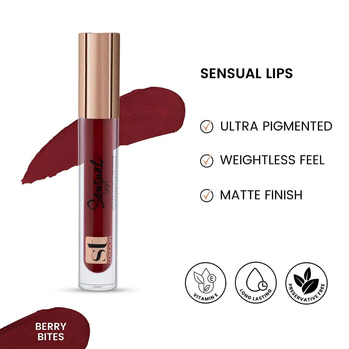 ST London - Sensual Lips | Smooth & Long-Lasting Lip Color