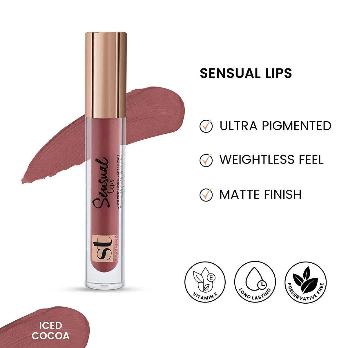 ST London - Sensual Lips | Smooth & Long-Lasting Lip Color