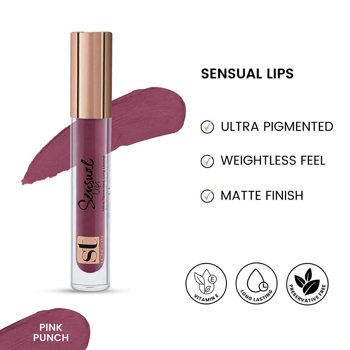 ST London - Sensual Lips | Smooth & Long-Lasting Lip Color