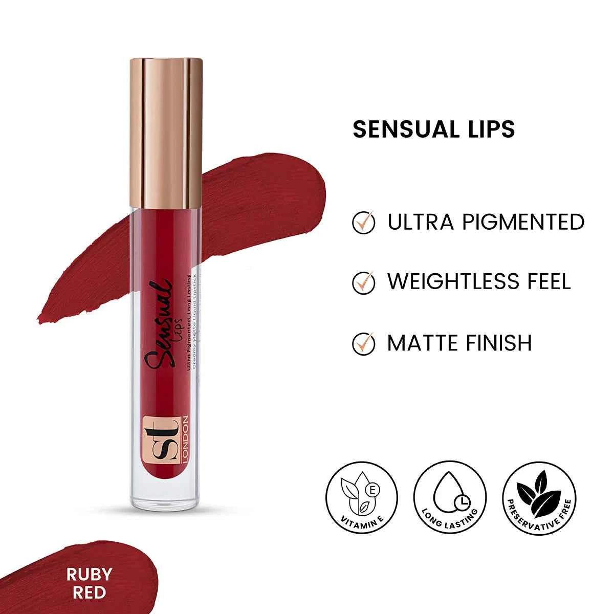 ST London - Sensual Lips | Smooth & Long-Lasting Lip Color