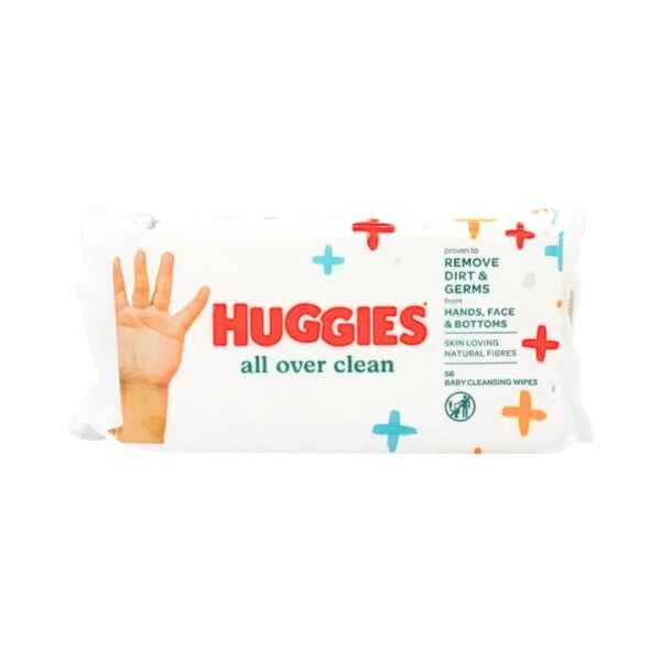 Huggies- Baby Wipes- All Over Clean- 56’s