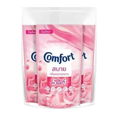 Comfort Fabric Softener  Pink 500ml (Pack of 3) – 5-in-1 Formula | Imported from Thailand