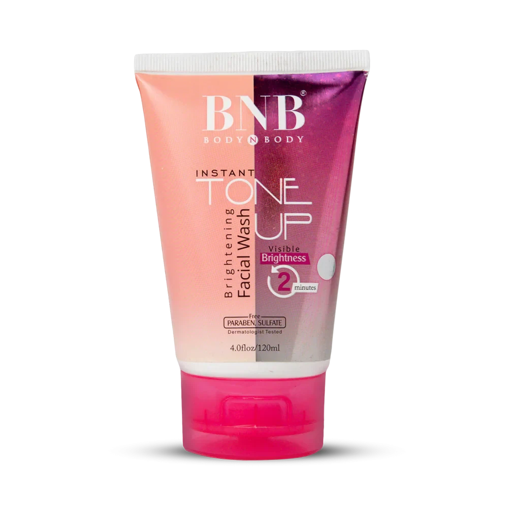BNB Instant Tone Up Brightening Facial Wash 120ml – Visible Glow in 2 Minutes