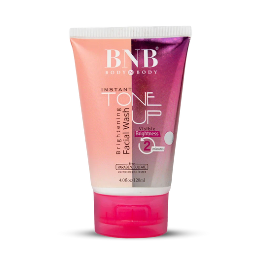 BNB Instant Tone Up Brightening Facial Wash 120ml – Visible Glow in 2 Minutes